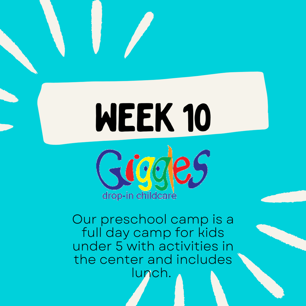 Preschool Summer Camp Week 10 Raleigh, NC