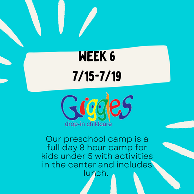 Preschool Summer Camp Week 6 Wilmington, NC