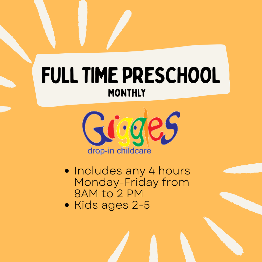 Monthly Full Time Preschool