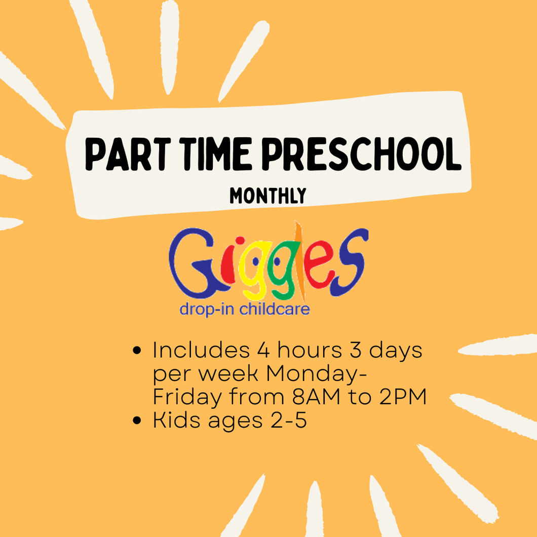 Monthly Part Time Preschool