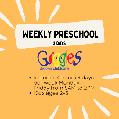Weekly Part Time Preschool