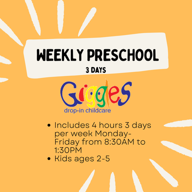 Weekly Part Time Preschool