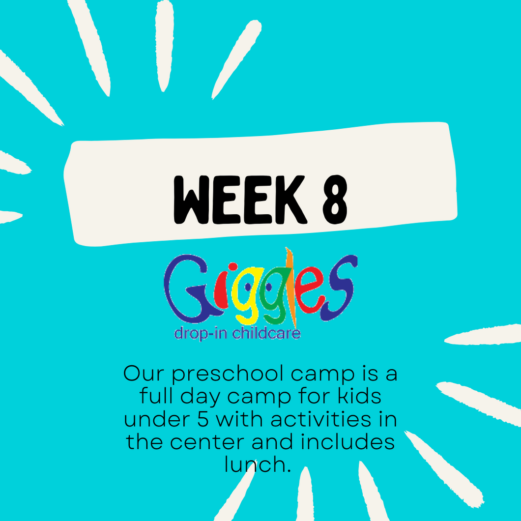 Preschool Summer Camp Week 8, Greenville, SC